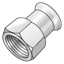 KE KELIT CP457 C-Stahl Pr.Übergang m.IG 28x1/2" – 54706E02