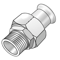 KE KELIT CP451 C-Stahl Pr.Holländer m.AG 18x1/2" – 54741C02