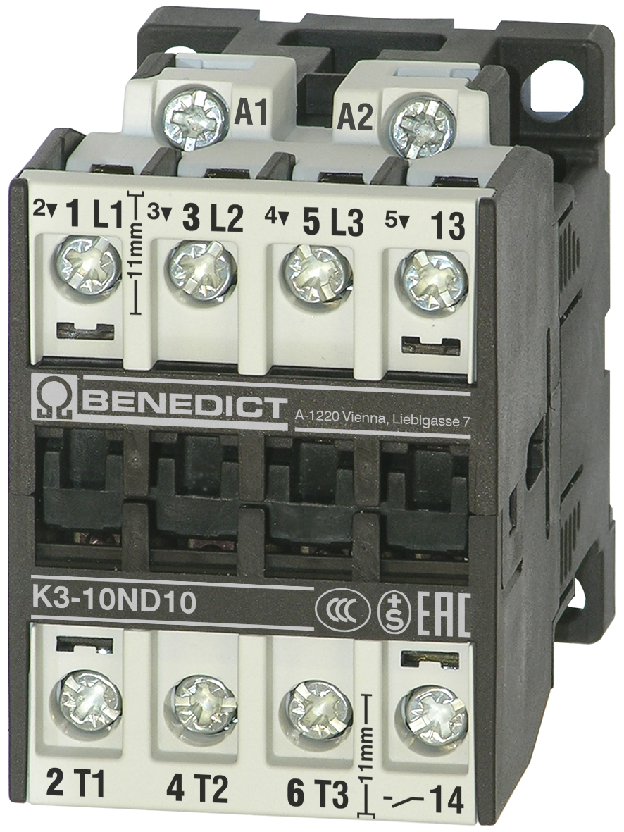 BENEDICT Schütz 7,5kW 3~400V 24V 50/60Hz – K3-18ND10 24