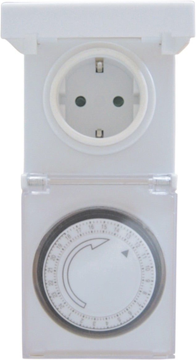 SKYLAND Mechanische Zeitschaltuhr Tagesprog. 15min Raster, für den Außenbereich – S81100