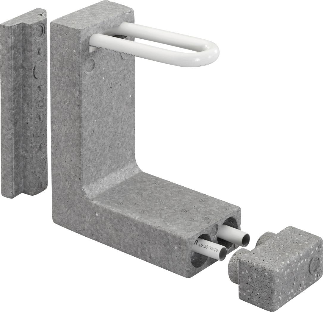 UPONOR Uponor HK-Anschlussblock MLC Rohrmittenabstand 240mm – 1007077