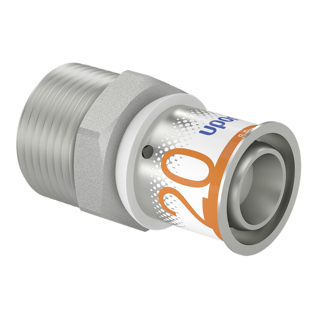 UPONOR Uponor S-Press PLUS Übergangsnippel 20-R3/4"MT – 1070505