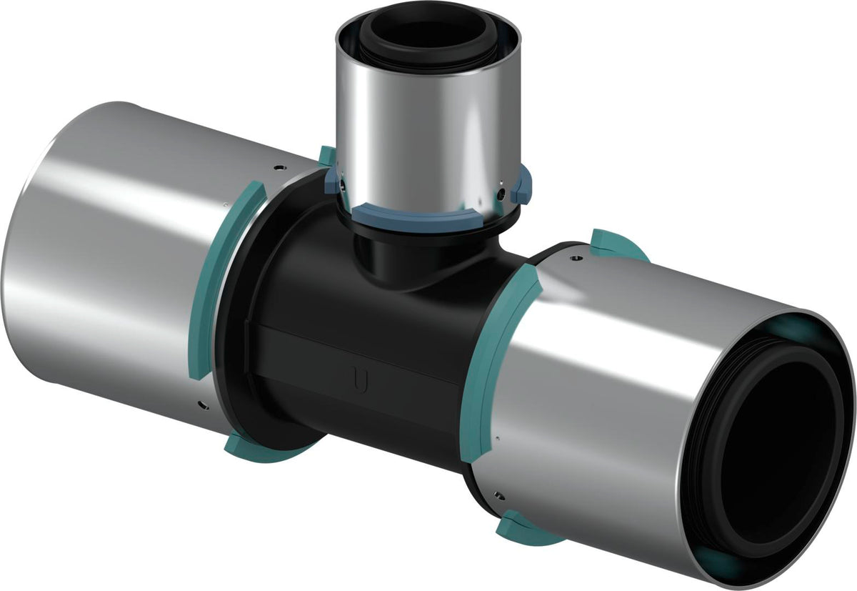UPONOR Uponor S-Press Verbund T-Stück reduziert PPSU 63-40-63 – 1032891