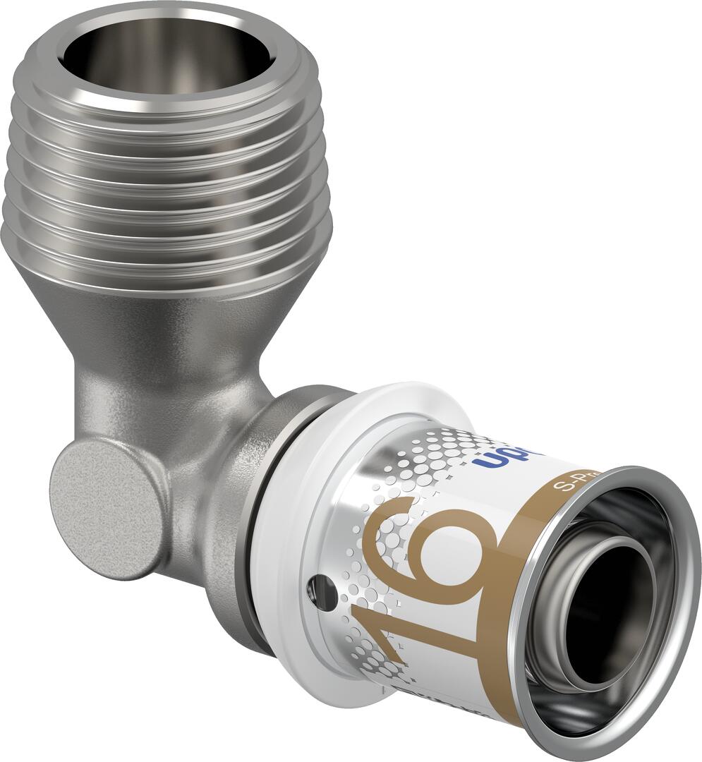 UPONOR Uponor S-Press PLUS Winkelnippel 16-R1/2"MT – 1070532