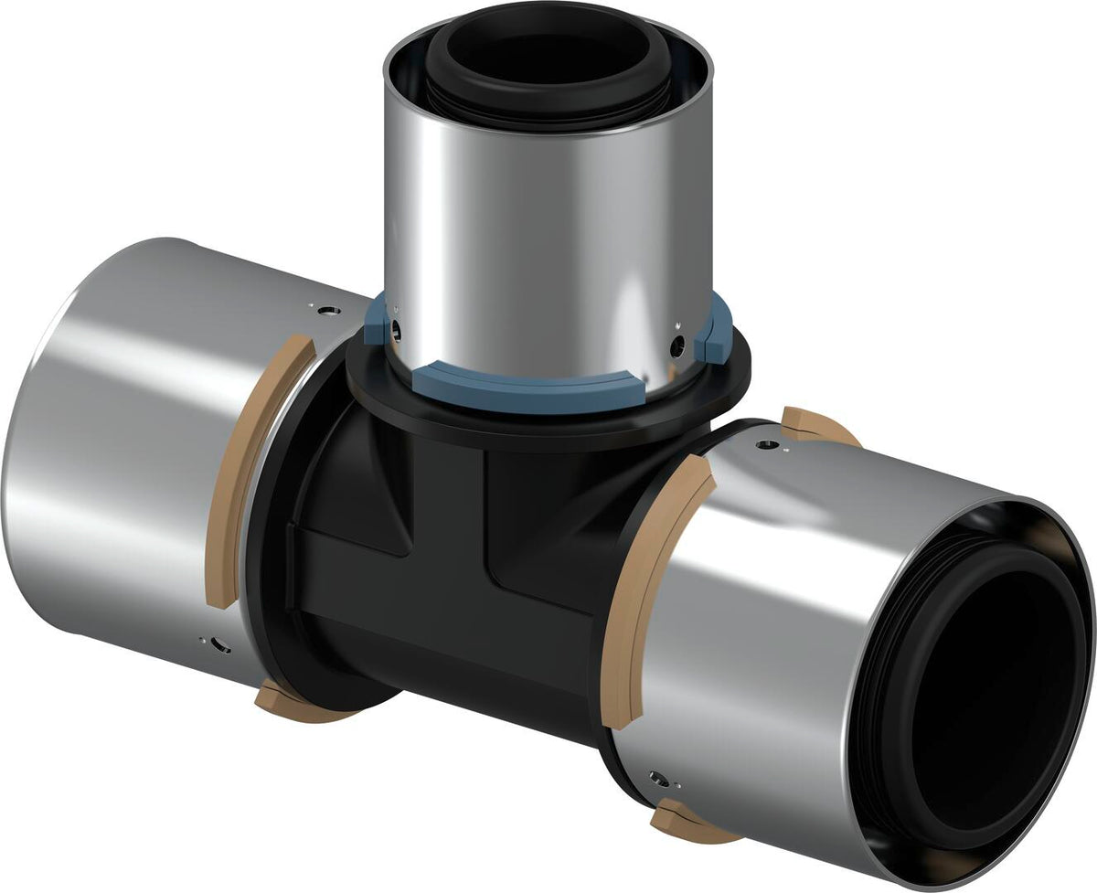 UPONOR Uponor S-Press Verbund T-Stück reduziert PPSU 50-40-50 – 1046400