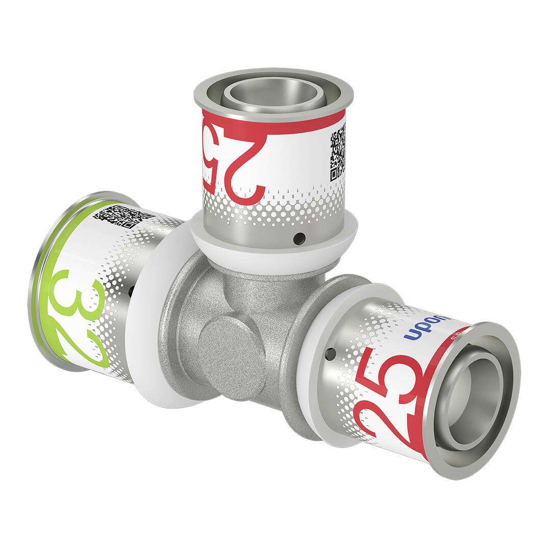 UPONOR Uponor S-Press PLUS T-Stück reduziert 32-25-25 – 1070582