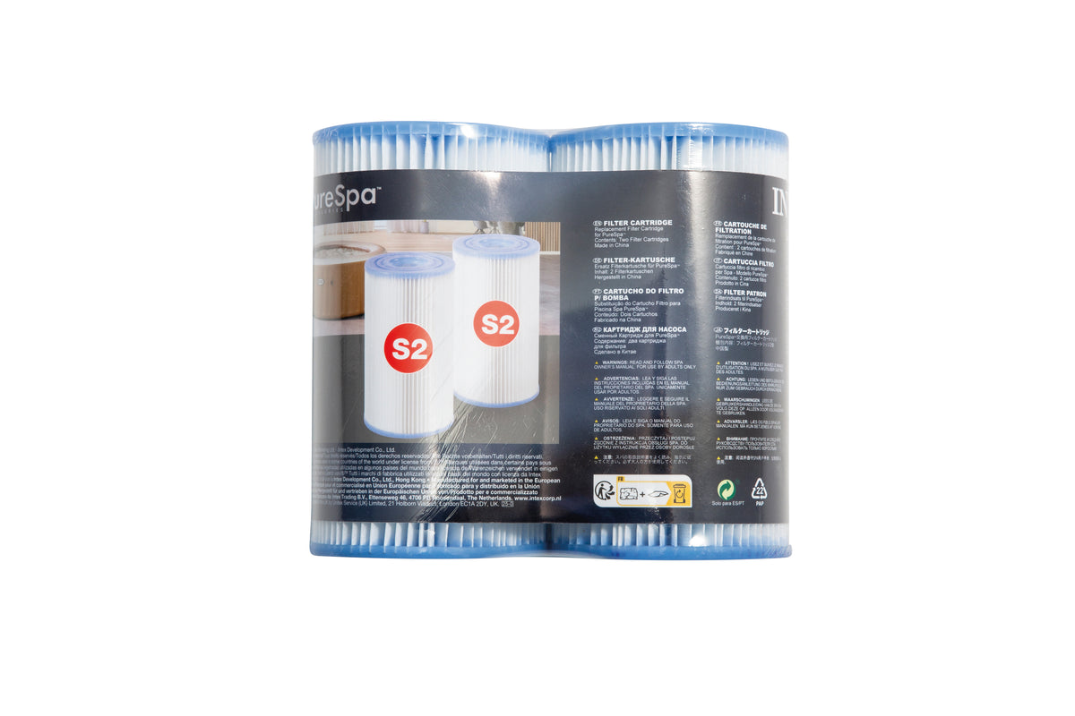 Alva Intex Spa Filterkartusche S2 (Doppelpack) - ACFILTER