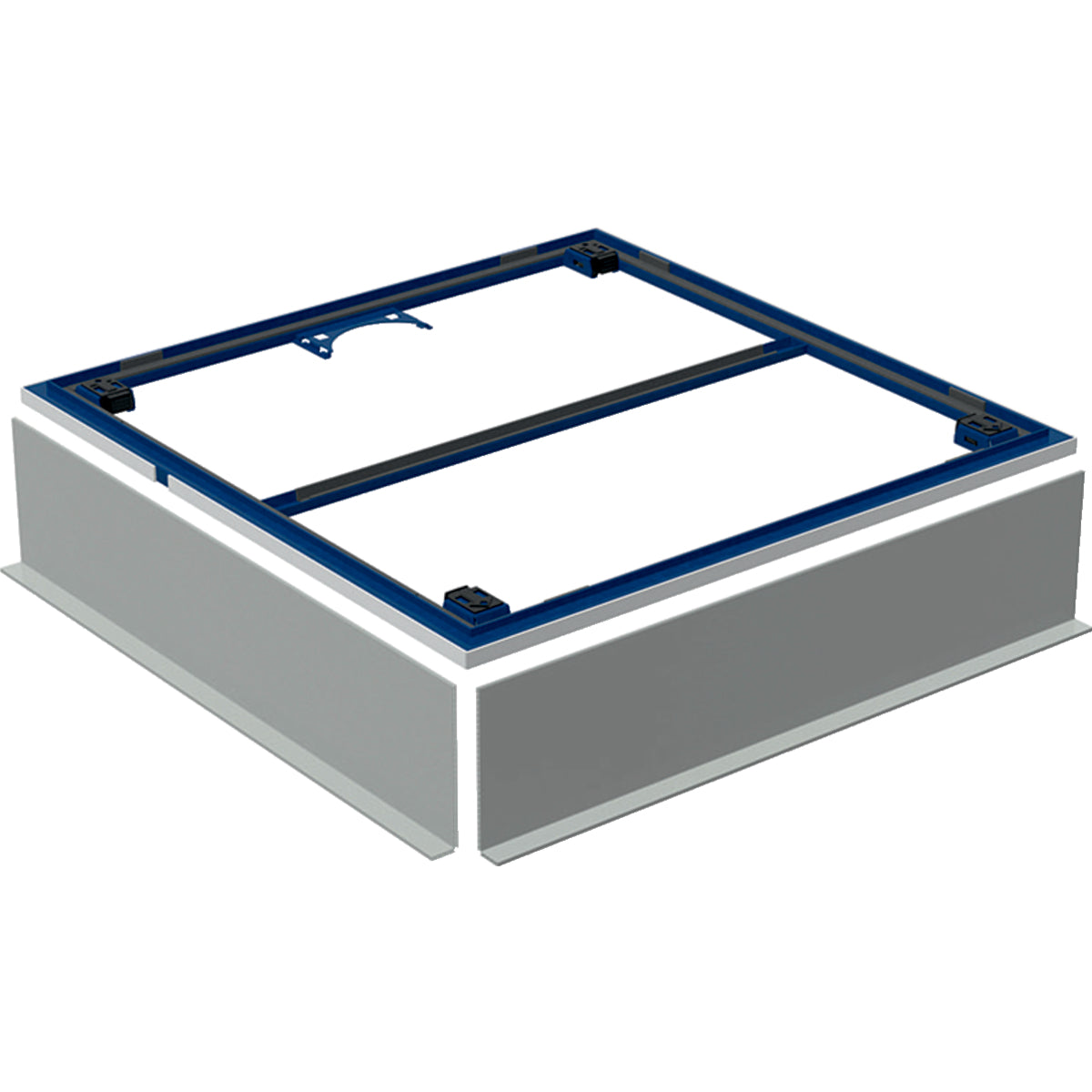GEBERIT GE Installationsrahmen Setaplano B90 x L90cm, 4 Fuesse – 154.470.00.1