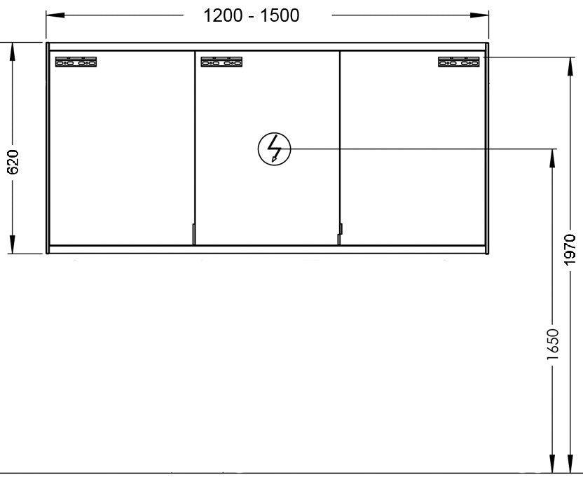 Alva Viva Spiegelschrank, li.,Korp. verspiegelt, 130x62x17cm,LED-Aufsatzleu. - AQBMVISPS7L
