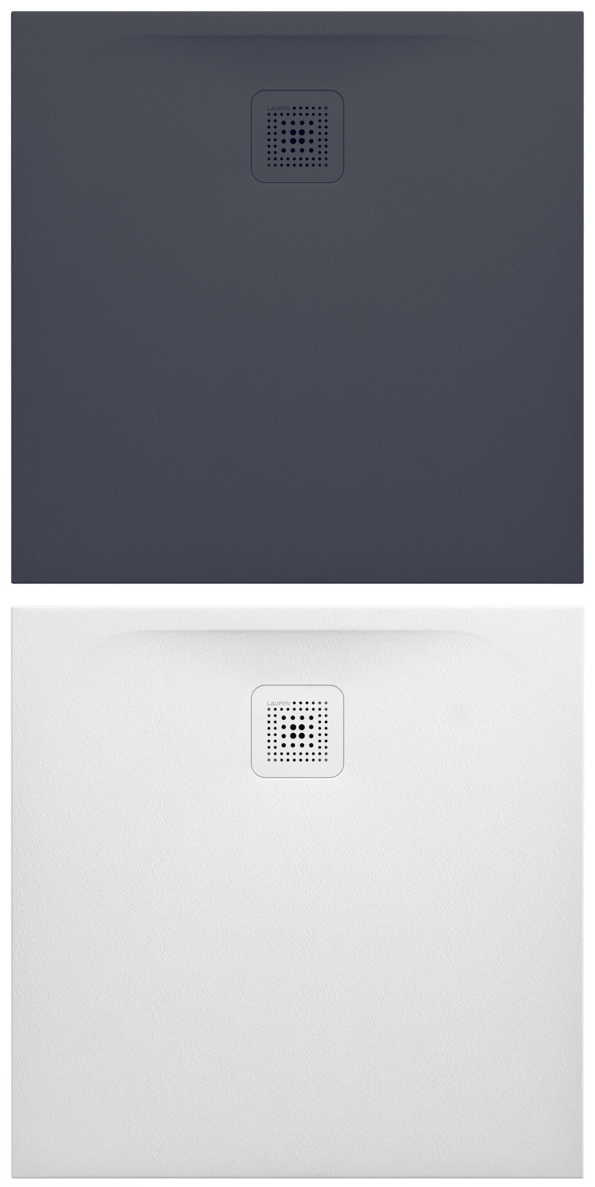 LAUFEN Laufen Passion Duschwanne aus Marbond 80 x 80 x 2,9 cm, Ablauf Seitl., weiß – BPPABTL80W