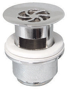 Alva Varia Schaft-Ablaufven. 5/4" Höhe bis 60mm, Chrom - AQARVAAV1