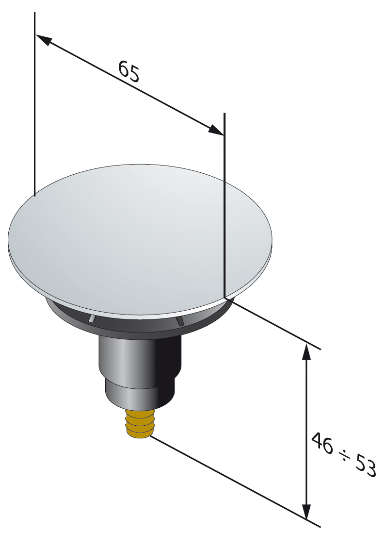 Alva Varia Ventilstopfen komplett für AQARVAAVC1 - AQARVAE2.2