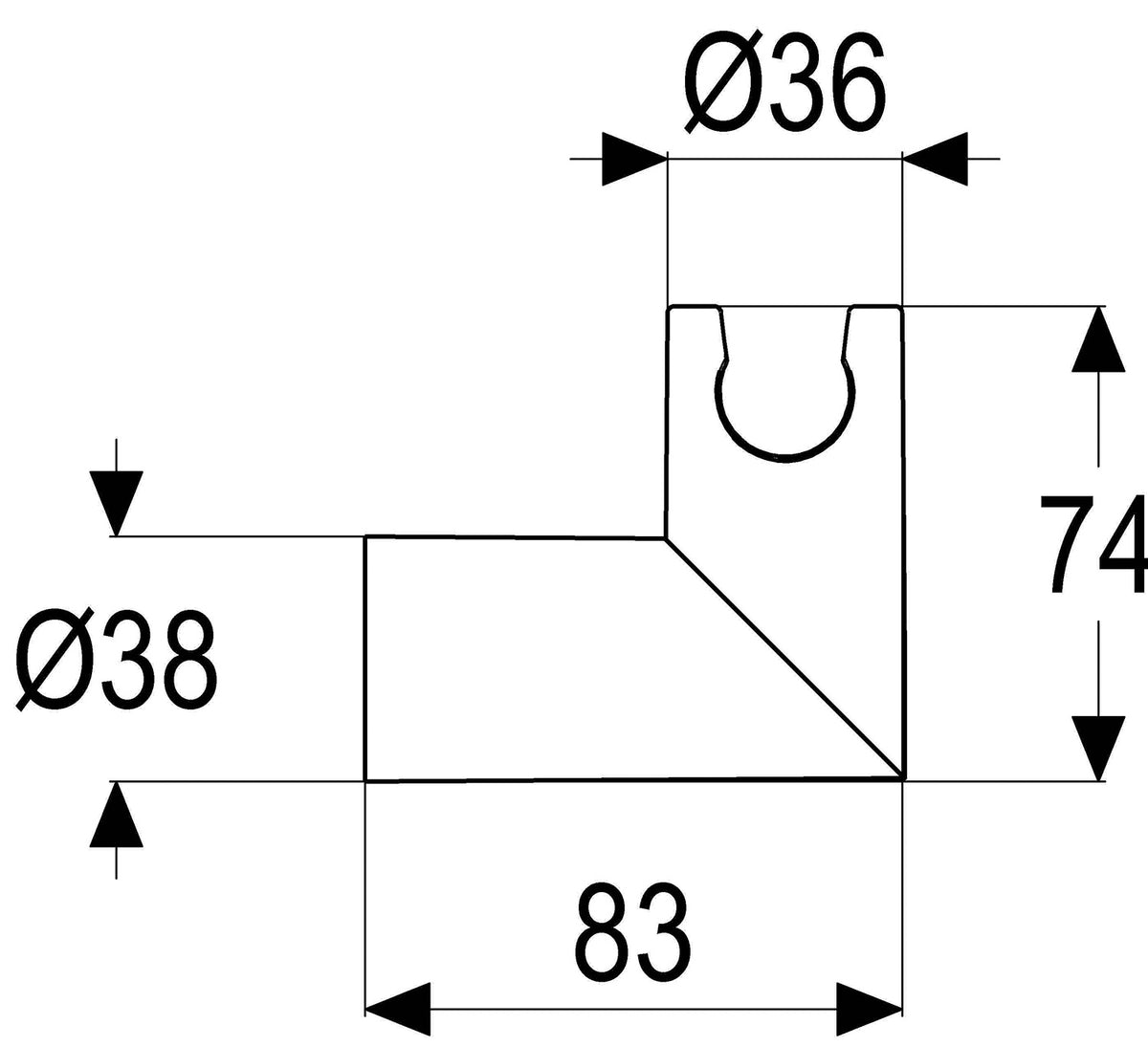 Alva Aura Wandhalter verstellbar Red Line - AQARAUWHVR