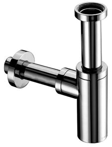 Alva Design-Siphon EDITION, Messingrosette mit Gleitring, chrom - AQARVADS5