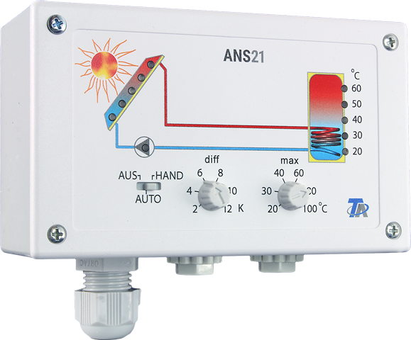 TECHNISCHE ALTERNATIVE Techn.Altern. Einkreis Solarregelung – 01/ANS21