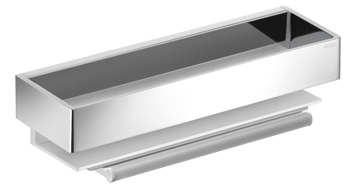 KEUCO Keuco Edition 11 Duschkorb mit integr. Glasabzieher, chrom/aluminium – 11159010000