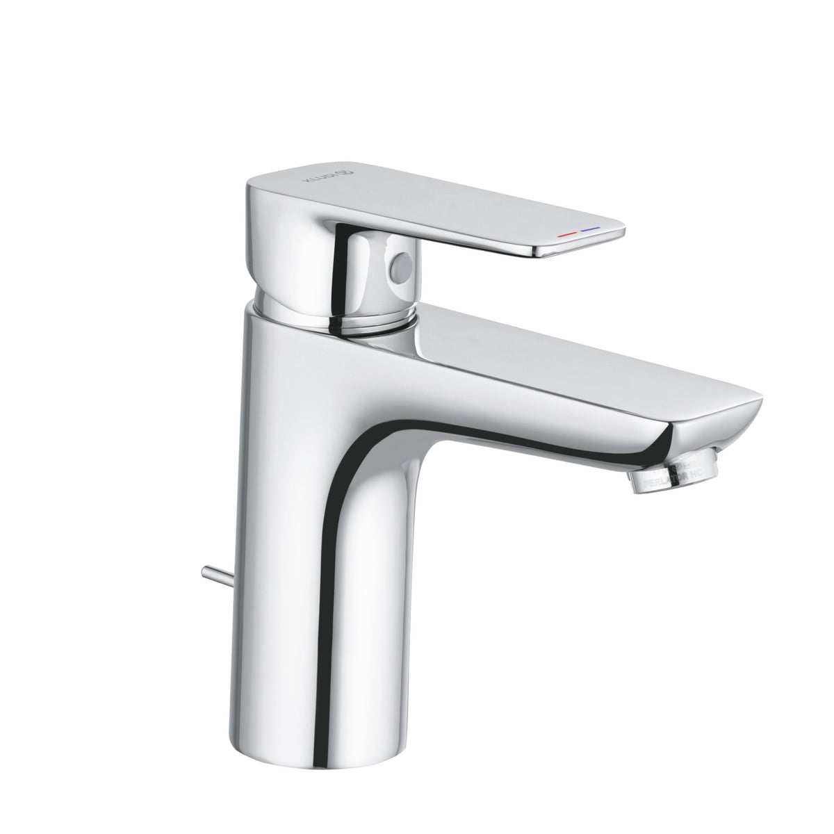 KLUDI Kludi Pure&Style WT-Einhandmischer 100 DN15 mit Ablaufgarnitur – 402900575