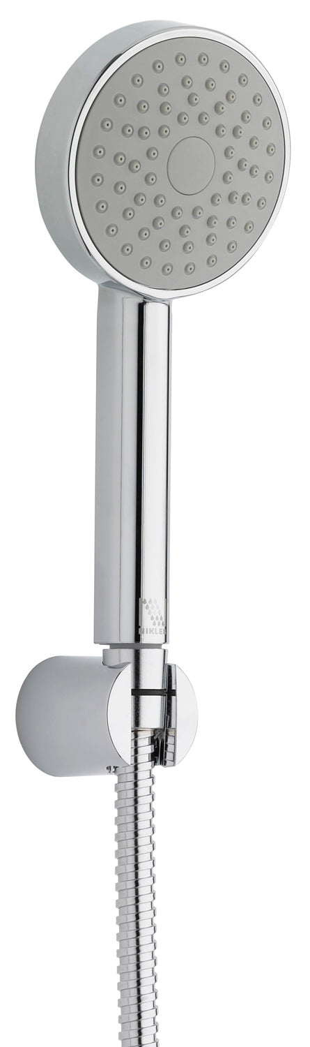 Alva Varia Wannenset, HB 1-fach Wandhalter, Brauseschl. 125 cm, Chrom - AQARVAWS1.2