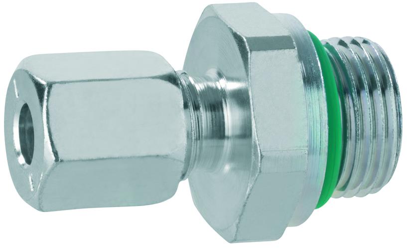 GOK RUA Verschraubung GELRB 10 x G3/8 kurz mit O-Ring – 13 066 05