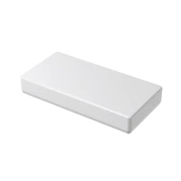 GGK BR3 End Piece 62/110 Pure White RAL 9010 – 12763