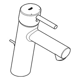 GROHE Grohe Concetto Single-lever basin mixer, medium height, chrome – 23 450 001