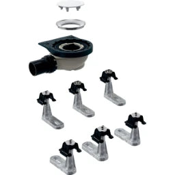 GEBERIT GE Rohbauset zu Setaplano, d50, 6F Siphonierhoehe 50mm, 6 Fuesse 154013 – 154.013.00.1