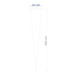POLOPLAST PO Filter Cone Antimicrobial POLO-KWL ISO Coarse 70% (F5), for DN 200 – 02897