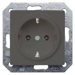 SIEMENS Schuko socket DELTA i-system, carbon metallic – 5UB1921