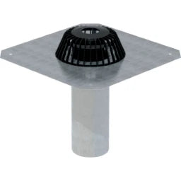 GEBERIT GE Roof drain conventional 6 l/s d110mm, bitumen, 6 l/s, connection plate – 359.037.00.1