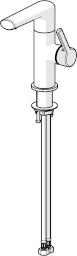 HANSA Hansa Ronda Waschtischmischer o. Ablaufgarnitur m. Flexschläuche chrom – 5534 2203