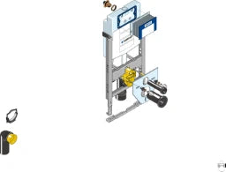 GEBERIT GE Huter Mounting Element WWC UP320 Electrical Box for Drywall, Pre-wall, and In-wall – HU-WC1025-E