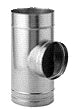 SCHIEDEL Schiedel Prima Plus Cleaning Tee for negative and positive pressure, diameter 150mm - 106544