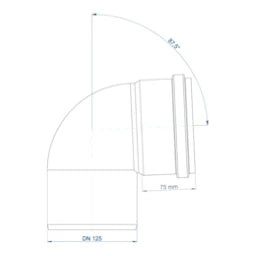 POLOPLAST PO Bogen POLO-KAL NG DN 125/87Grad – 02154