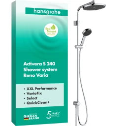 HANSGROHE HG Activera S Showerpipe 240 1jet EcoSmart Reno Varia chrom – 28074000