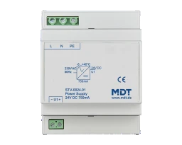 MDT Power Supply, 4SU, DIN rail, 750 mA, 24 V DC SELV – STV-0024.01