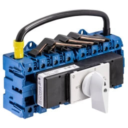 KRAUS&NAIMER MAINS-0-EMERGENCY POWER Changeover switch, 4-pole, snap-on Ith=80 A, P=30 kW(AC23B, 400V AC), 35 mm² – 70051967
