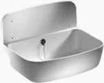 EISENBERG ABU-Plast Wall-Mounted Slop Sink with Overflow, white – 60.001.01..0099