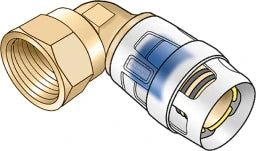 KE KELIT KMP467X PROTEC CLIX Transition Fitting 90 Degree with Internal Thread 20x1/2" – 730216D02