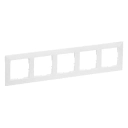 LEGRAND SEANO 5-fach Rahmen in der Farbausführun g Ultraweiss – 765175