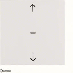 BERKER blind push-button S.1/B.3/B.7 polar white, glossy – 85241189