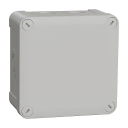 SCHNEIDER ELECTRIC Mureva BOX, Abzweigdose, Drückplatte 7xM 16/20, 105x105x55mm – ENN05085