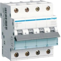 HAGER LS-Schalter 3P+N 6kA B-10A 4M – MBN610