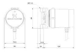 GRUNDFOS Grundfos Circulating Pump COMFORT 15-14 B TU DACH – 93093850