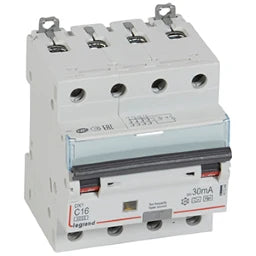 LEGRAND RCBO Type F 6kA C 16A/4-pole/30mA 4 modules – 411244