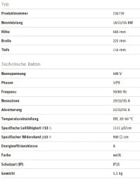 STIEBEL ELTRON Stiebel Eltron Comfort Instantaneous Water Heater DEL 18/21/24 Plus, 18/21/24 kW, 400 V – 236739