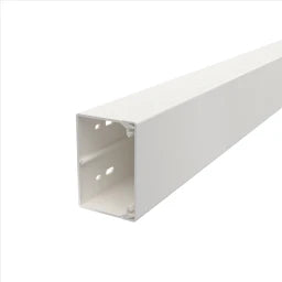 OBO Wall and Ceiling Trunking with Base Perforation 60x90x2000 Polyvinyl Chloride Pure White RAL – 6191207