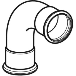 GEBERIT GE Mapress Carbon Steel 90° Elbow d18mm galvanized – 20103