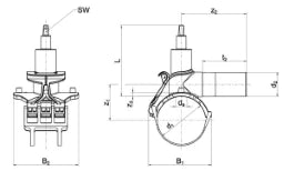 ALIAXIS Pressure Tapping Valve DAV RED SNAP d 225/63 – 616988