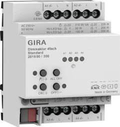 GIRA KNX Dimmaktor 4fach Standard 4 x 225 W/VA – 201500