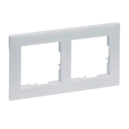 LEGRAND SEANO 2-fach Rahmen in der Farbausführun g Aluminium lackiert – 765272